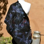 Black Nebula shawl
Alpaca on silk with embelishments